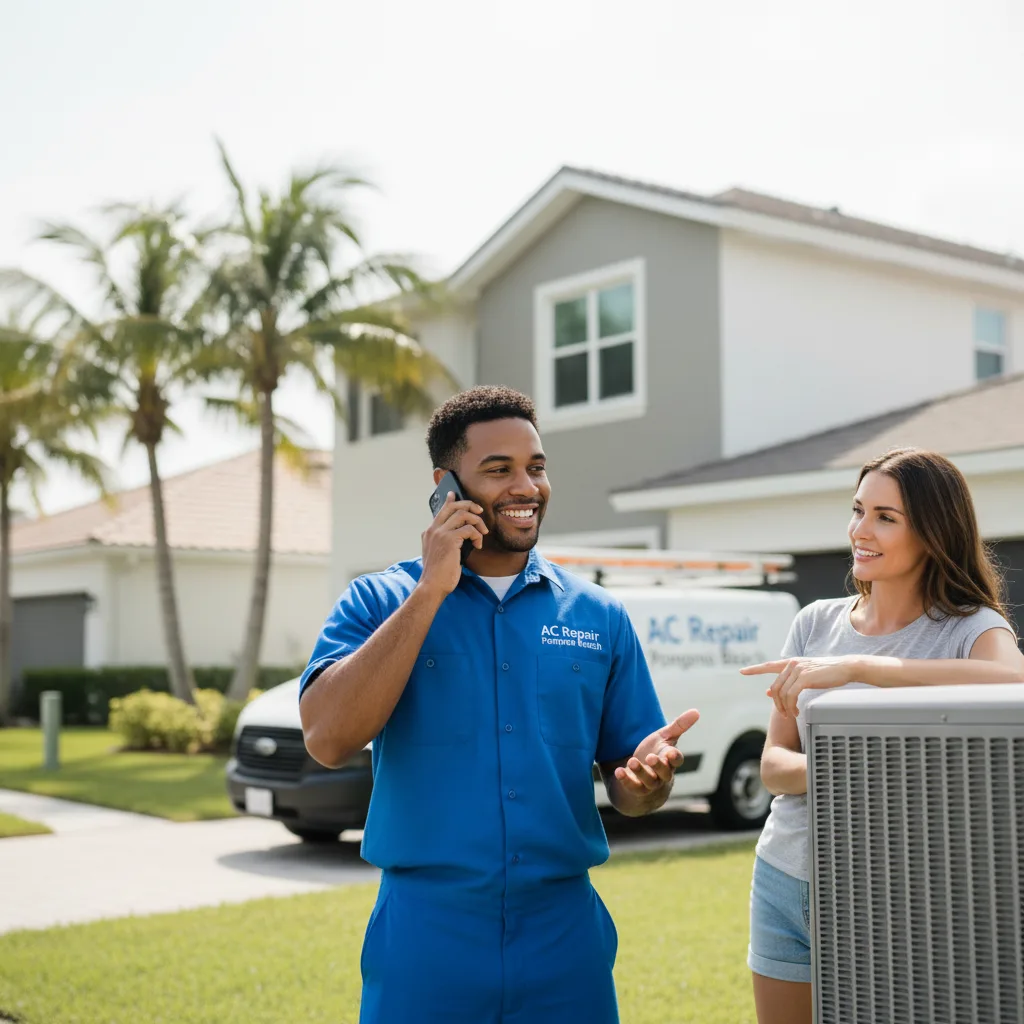 AC Repair Pompano Beach customer support in Sun City Center